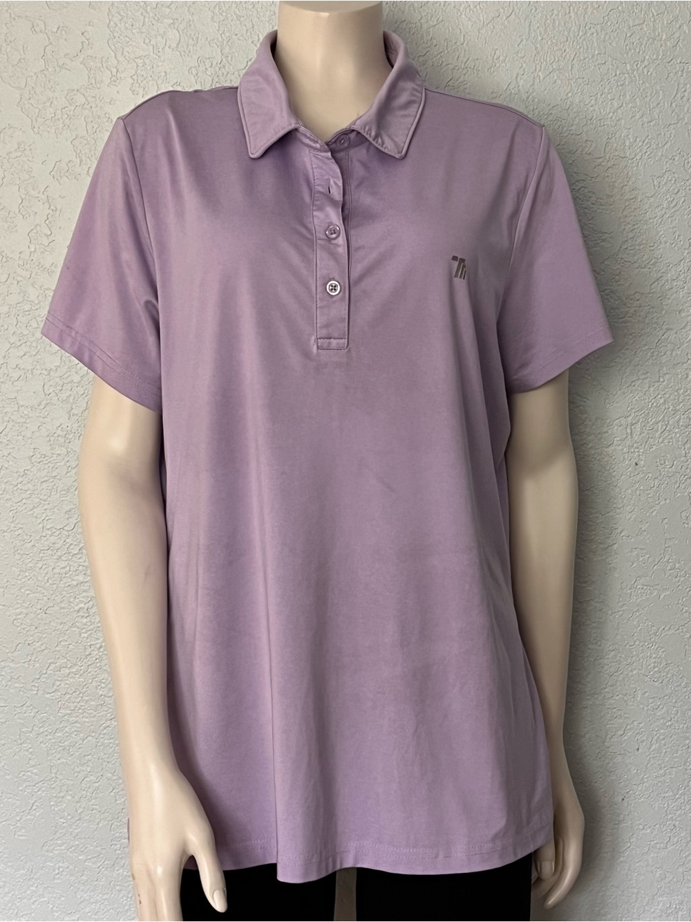 Golf Performance Travel Polo Womens Sz Large Stretch TBY Pickleball Resortwear